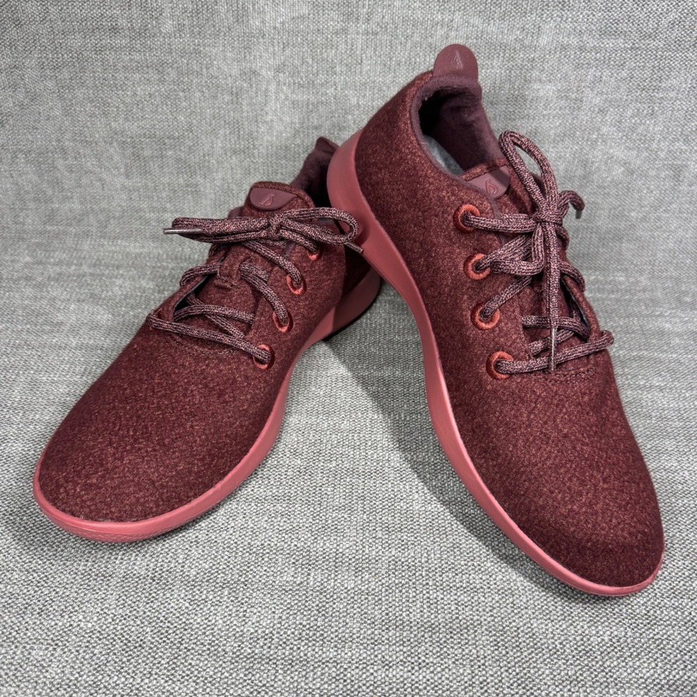 Allbirds Merino Wool Runners Mens 11 Burgundy Maroon Low Top Sneakers WRM11